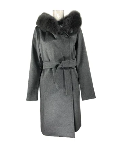 MAX MARA GIRDLE AND HOODED COAT