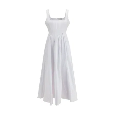 Max Mara Giro Dress In White