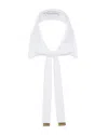 Max Mara Giro Optical White Neck Collar In Optical White