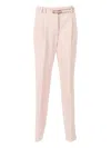 Max Mara Gisella Belt Trousers In Pink