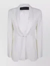 Max Mara Giselle Tailored Jacket Notch Lapel In White