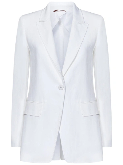 Max Mara Gitane Blazer In White