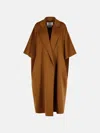Max Mara 'gitano' Brown Camel Wool Coat In Brown