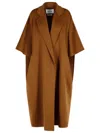 Max Mara Gitano Brown Camel Wool Coat In Brown