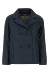 Max Mara Giubbino Imbottito Camelia In Poliestere Blu Notte Donna In Blue