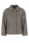 Max Mara Giubbino Imbottito Greens In Poliestere Grigio Donna In Gray