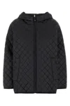 Max Mara Giubbino Reversibile Leo In Poliestere Nero Donna In Black