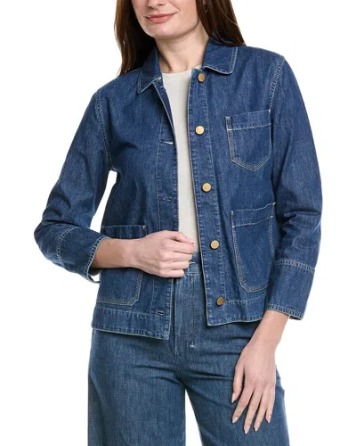 Max Mara Giulietta Denim Overshirt In Blue