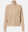 Max Mara Glassa Wool And Cashmere-blend Cardigan In Neutral