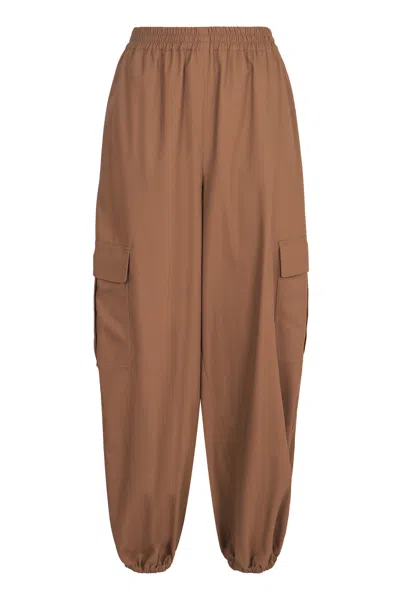 Max Mara Glauco Cargo Pants In Brown