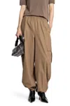 Max Mara Glauco Cargo Trousers In Brown