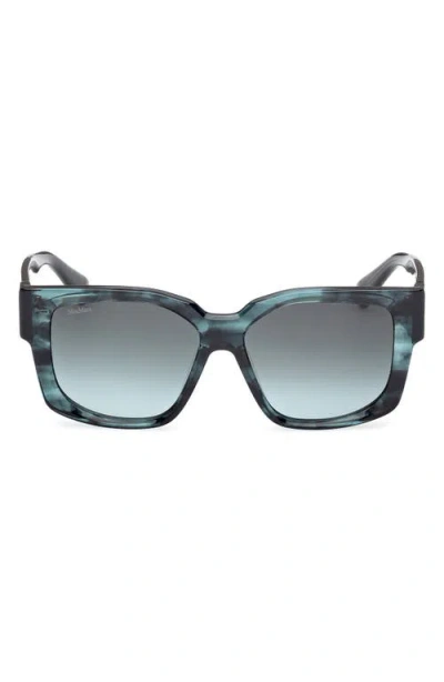 Max Mara Glimpse 54mm Round Sunglasses