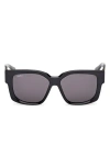 Max Mara Glimpse 54mm Round Sunglasses