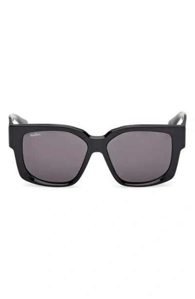 Max Mara Glimpse 54mm Round Sunglasses