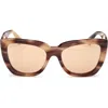 Max Mara Glimpse4 54mm Polarized Cat Eye Sunglasses
