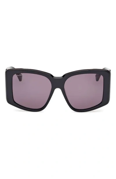 Max Mara Glimpse6 57mm Polarized Square Sunglasses