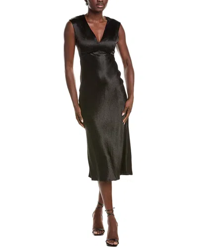 Max Mara Glitza Midi Dress In Black