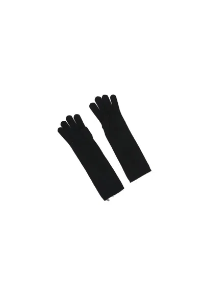 Max Mara Gloves In Black