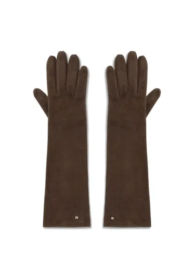 Max Mara Gloves In Brown