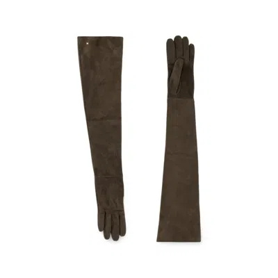 Max Mara Gloves Dark Brown
