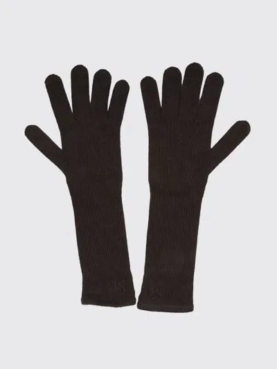 Max Mara Gloves Woman In Brown