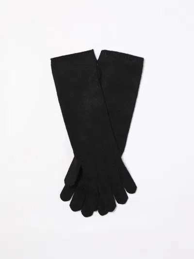 Max Mara Gloves Woman  In Black