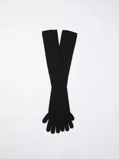 Max Mara Gloves Woman  In Black