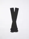 Max Mara Gloves Woman  In Black