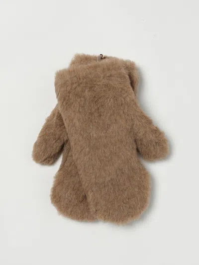 Max Mara Gloves Woman  In Brown