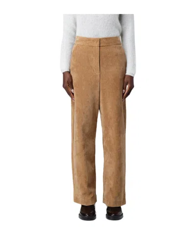 Max Mara Gocce Wide-leg Cropped Trousers In Orange