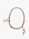 Max Mara Gold Claudia Chain Necklace In Golden