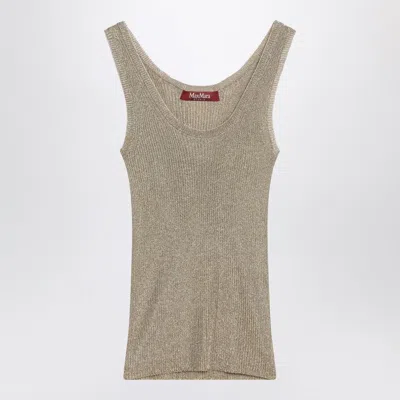 Max Mara Gold Lurex Tank Top