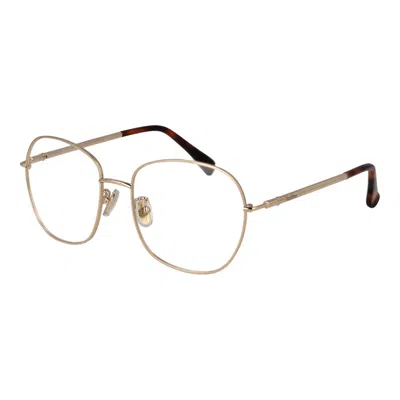 Max Mara Gold Metal Glasses Women's (frames)