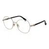 Max Mara Gold Women Optical Frames In Gold