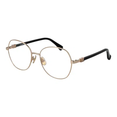 Max Mara Gold Women Optical Frames In Multi