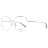 MAX MARA GOLD WOMEN OPTICAL FRAMES