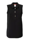 Max Mara Studio Polo Shirt Woman Black In Black
