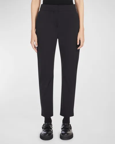 Max Mara Golf Tapered Ankle Pants In Black