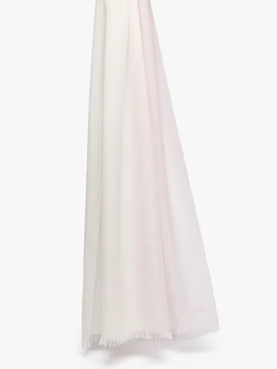 Max Mara Gradient Cashmere Stole In Pink