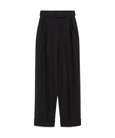 MAX MARA GRAIN WOOL TROUSERS