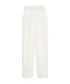 Max Mara Cotton Carrot-fit Trousers In White
