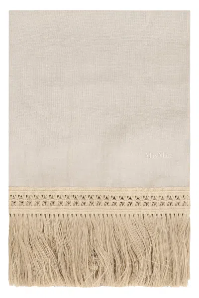 MAX MARA GRAMMO LINEN SCARF