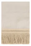 Max Mara Grammo Linen Scarf In Beige