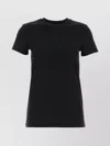 Max Mara Graphic Print Crew Neck T-shirt In Black