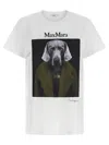 Max Mara Graphic Print T-shirt In White