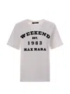 Max Mara Graphic T-shirt In White
