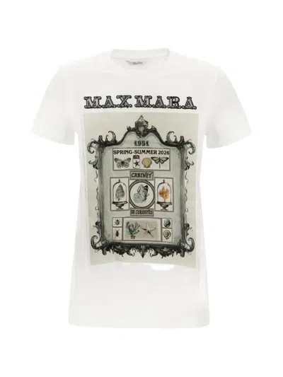 Max Mara Essential Cotton Jersey T-shirt For Women In Animal Print