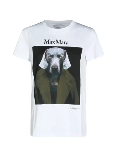 Max Mara Graphic-print T-shirt In White