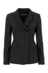 Max Mara Women's Double-breasted Jacket In Dark Grey