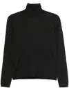 Max Mara Wool And Cashmere High-neck Sweater In Black